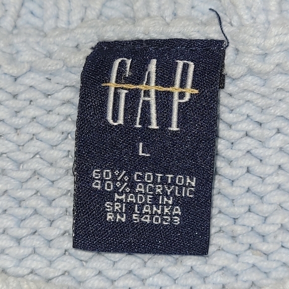 ❤️Gap light blue crewneck cotton sweater pullover - Picture 2 of 4